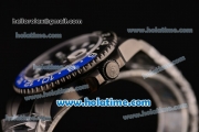 Rolex GMT Master Pro Hunter Asia 2813 Automatic Full PVD with Black/Blue Bezel and White Markers (BP)