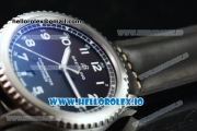 Breitling Navitimer 8 Swiss ETA 2824 Automatic Steel Case Black Dial With Arabic Numeral Markers Black Leather Strap(ZF)