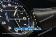 Breitling Navitimer 8 Swiss ETA 2824 Automatic PVD Case Black Dial With Arabic Numeral Markers Black Leather Strap(ZF)