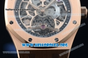 Audemars Piguet Royal Oak Openworked Extra-Thin Asia Automatic Rose Gold Case with Skeleton Dial and Rose Gold Bracelet (AAAF)