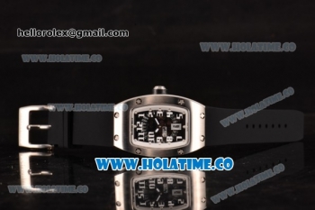 Richard Mille RM 007 Miyota 9015 Automatic Steel Case with Skeleton Dial and White Arabic Numeal Markers (K)