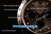 Rolex Daytona Chrono Clone Rolex 4130 Automatic Steel Case with Gray Dial and Steel Bracelet (EF)