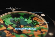 Hublot Big Bang Chronograph Swiss Valjoux 7750 Automatic Movement PVD Case with Ceramic Bezel and Black Rubber Strap
