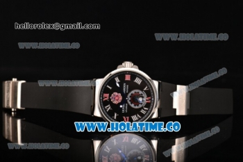 Ulysse Nardin Imperial St. Petersburg Maxi Marine Chronometer Enamel Limited Edition Auotmatic Steel Case with Black Dial and Roman Numeral Markers