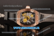 Richard Mille RM 018 Tourbillon Hommage a Boucheron Rose Gold Case with Skeleton Dial and 9015 Auto Black Rubber Strap