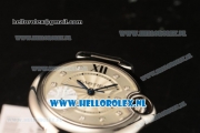 Cartier Ballon Bleu De Medium Swiss ETA 2671 Automatic Steel Case Silver Dial Diamonds Markers and Steel Bracelet