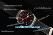 Hublot King Power F1 Swiss Valjoux 7750 Automatic Steel Case with PVD Bezel and Red Markers