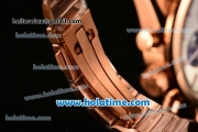 Tag Heuer Carrera Ferrari Chrono Miyota OS20 Quartz Full Rose Gold with White Dial and Stick Markers