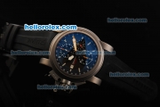 Graham Airwing Oversize Swiss Valjoux 7750 Automatic Movement Titanium Case with Chocolate Dial and Stick Hour Markers