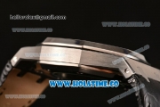 Audemars Piguet Royal Oak 41MM Asia Automatic Steel Case with Stick Markers and Black Grids Dial