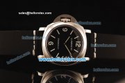 Panerai Luminor Base Pam 219 Asia 6497 Manual Winding Steel Case with Black Dial and Black Leather Strap-White Markers Panerai Luminor Base Pam 219 Asia 6497 Manual Winding Steel Case with Black Dial and Black Leather Strap-White Markers