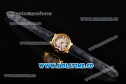 Cartier Ballon Bleu De Medium Asia 4813 Automatic Yellow Gold Case with Silver Dial and Roman Numeral Markers (GF)