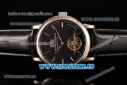 A.Lange&Sohne Saxonia Tourbillon Asia Automatic Steel Case with Black Dial and Silver Stick Markers