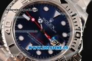 Rolex Yacht-Master Swiss ETA 2836 Automatic Full Steel with White Markers and Blue Dial - 1:1 Original (J12)