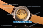 Cartier Ballon Bleu De Tourbillon Asia Automatic Steel Case with Brown Dial and Roman Numeral Markers