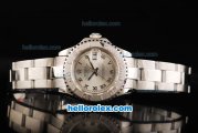 Rolex Datejust Automatic with Silver Dial and Roman Marking-Lady Size