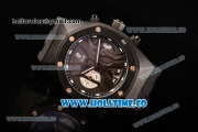 Audemars Piguet Royal Oak Offshore Chrono Miyota Quartz PVD Case with Black Dial and Rubber Strap