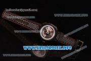 SevenFriday V3-S Japanese Miyota 8215 Automatic PVD Case with Black/White Dial and Black Leather Strap