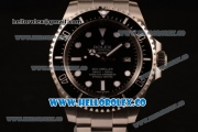 Rolex Sea-Dweller Clone Rolex 3135 Automatic Steel Case with Black Dial and Steel Bracelet - (BP)