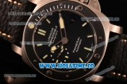 Panerai PAM 389 Luminor Submersible 1950’s Amagnetic 3 Days Automatic Titanio Asia ST Automatic Titanium Case with Black Dial and Stick Markers