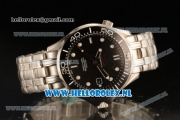 Omega Seamaster Diver 300 M Co-Axial 8215 Auto Steel Case with Black Dial and Steel Bracelet
