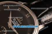 Omega De Ville Co-Axial Swiss ETA 2824 Automatic Steel Case with Black Dial and Roman Numeral Markers