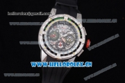 Richard Mille RM60-01 Asia Automatic Steel Case with Skeleton Dial Black Rubber Strap and Stick/Arabic Numeral Markers