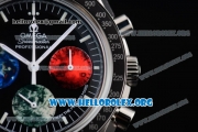 Omega Speedmaster Professional Moon To Mars Copy Venus 75 Manual Winding Stainless Steel Case/Bracelet with Black Dial and Stick Markers (EF)