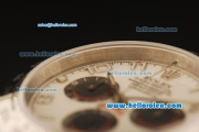 Rolex Daytona Swiss Valjoux 7750 Automatic Movement Full Steel with White Dial and Black Subdials