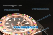 Rolex Yacht-Master HARIBO Edition Rainbow Bezel With Rubber Strap ETA 2836 Auto 1:1 Clone