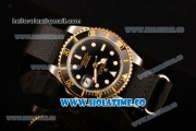 Rolex GMT-Master II Asia Automatic Steel Case with White Markers and Black Nylon Strap