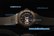 Hublot Big Bang Chronograph Swiss Valjoux 7750 Automatic Movement PVD Case with Black Dial and PVD Bezel-Black Rubber Strap