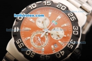 Tag Heuer Formula 1 Quartz Movement Orange Dial with Black Bezel