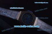 Hublot Big Bang Swiss Valjoux 7750 Automatic Movement PVD Case with Black Dial and Blue Markers