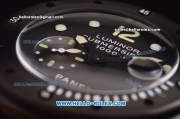 Panerai Pam 199 Luminor Submersible 1000m Automatic 7750-Coated Black PVD Case with Black Dial and Black Rubber Strap