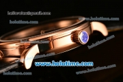 Patek Philippe Calatrava 2813 Automatic Rose Gold Case with Black Dial and Arabic Numeral Markers