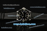 Blancpain Fifty Fathoms Swiss ETA 2836 Automatic Steel Case with Black Dial and Stick/Arabic Numeral Markers - 1:1 Original (ZF)