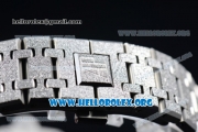 Audemars Piguet Royal Oak 41MM Asia Automatic Steel Case with White Dial and Steel Bracelet (EF)