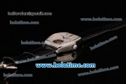 Vacheron Constantin Malte Swiss ST Tourbillon Steel Case with Black Alligator Strap Diamond Bezel and White Dial (FT)