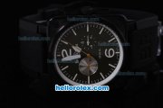 Bell & Ross BR 03-94 Automatic Movement PVD Case with Black Dial and White Marker-Black Rubber Strap Bell & Ross BR 03-94 Automatic Movement PVD Case with Black Dial and White Marker-Black Rubber Strap