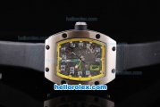 Richard Mille RM 005 with Yellow-Black Dial and White Number Marking