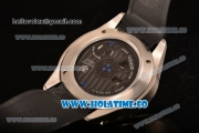 Tag Heuer Mikrogirder 2000 Chrono Miyota Quartz Steel Case with Black Dial and Rubber Strap - Green Second Hand