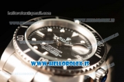 Rolex Submariner Steel Case With 2813 Automatic Movement Black Dial With Black Bezel