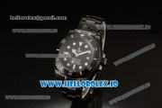 Rolex Sea-Dweller Clone Rolex 3135 Automatic PVD Case Black Dial With Dots Markers PVD Bracelet