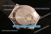 Hublot Classic Fusion Tourbillon Swiss Tourbillon Manual Winding Steel Case with Black Dial and Black Leather Strap (ZF)