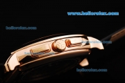 Vacheron Constantin Malte Tourbillon Automatic Movement Rose Gold Case with Black Dial and Rose Gold Stick Markers