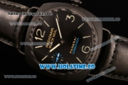 Panerai Radiomir Black Seal Swiss ETA 6497 Manual Winding Real Carbon Fiber Case with Black Dial and Stick/Arabic Numeral Markers - 1:1 Original