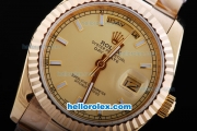 Rolex Day-Date Oyster Perpetual Automatic Full Gold with White Marking