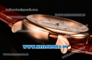 Cartier Rotonde De Asia Automatic Rose Gold Case with White Dial and Black Roman Numeral Markers