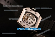 Richard Mille RM005 FM Asia Automatic Steel Case with Skeleton Dial and Black Inner Bezel